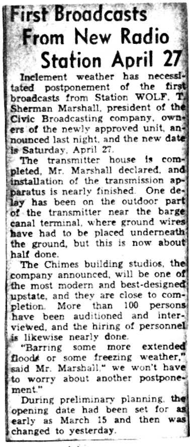 Syracuse Newspapers April 18, 1940